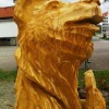 Igor Loskutow  Kunst mit Kettensäge, Schnitzerei, Skulptur: Baer_mit_Gitarre006