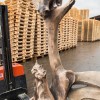 Igor Loskutow  Kunst mit Kettensäge, Schnitzerei, Skulptur: dual_katzenbank018