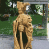 Igor Loskutow  Kunst mit Kettensäge, Schnitzerei, Skulptur: Hexe_-_10