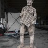 Igor Loskutow  Kunst mit Kettensäge, Schnitzerei, Skulptur: Holzskulptur_Musiker_Kunst_mit_Kettensaege001