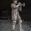 Igor Loskutow  Kunst mit Kettensäge, Schnitzerei, Skulptur: Holzskulptur_Musiker_Kunst_mit_Kettensaege018