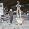 Igor Loskutow  Kunst mit Kettensäge, Schnitzerei, Skulptur: Holzskulptur_Musiker_Kunst_mit_Kettensaege023
