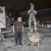 Igor Loskutow  Kunst mit Kettensäge, Schnitzerei, Skulptur: Holzskulptur_Musiker_Kunst_mit_Kettensaege024