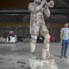 Igor Loskutow  Kunst mit Kettensäge, Schnitzerei, Skulptur: Holzskulptur_Musiker_Kunst_mit_Kettensaege032