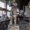 Igor Loskutow  Kunst mit Kettensäge, Schnitzerei, Skulptur: Holzskulptur_Musiker_Kunst_mit_Kettensaege046