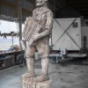Igor Loskutow  Kunst mit Kettensäge, Schnitzerei, Skulptur: Holzskulptur_Musiker_Kunst_mit_Kettensaege07899