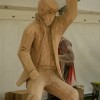 Igor Loskutow  Kunst mit Kettensäge, Schnitzerei, Skulptur: BLOKHUS_DAY2040