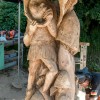 Igor Loskutow  Kunst mit Kettensäge, Schnitzerei, Skulptur: Huskycup_Tag4_048