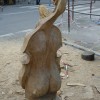 Igor Loskutow  Kunst mit Kettensäge, Schnitzerei, Skulptur: Violine_-_17